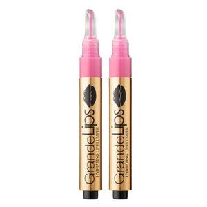 NEW Grande Lips Hydrating Lip Plumper - Pale Rose Full Size Set of 2
